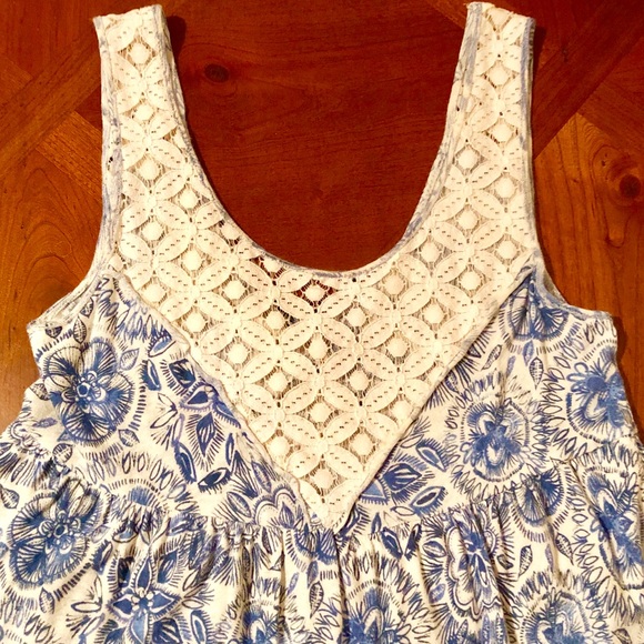 πΊπHPππΊ Free People Dorothy Babydoll Lace Top - Picture 5 of 11